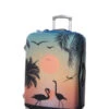 Housse De Valise Periea Sunset Flamingos M 1 Housse De Valise Periea Sunset Flamingos M -Sac et Style Boutique housse valise periea 852043z