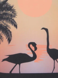 Housse De Valise Periea Sunset Flamingos M -Sac et Style Boutique housse valise periea 852045z