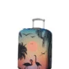 Housse De Valise Periea Sunset Flamingos S -Sac et Style Boutique housse valise periea 852055z