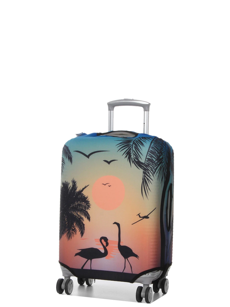Housse De Valise Periea Sunset Flamingos S 3 Housse De Valise Periea Sunset Flamingos S