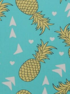 Housse De Valise Periea Green With Yellow Pineapples M -Sac et Style Boutique housse valise periea 852093z