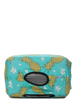 Housse De Valise Periea Green With Yellow Pineapples M -Sac et Style Boutique housse valise periea 852099z