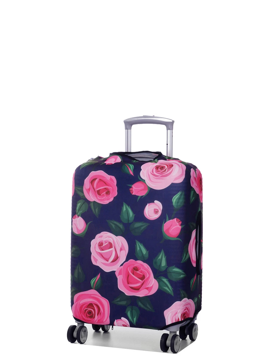 Housse De Valise Periea Purple With Pink Roses S 3 Housse De Valise Periea Purple With Pink Roses S