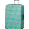 Housse De Valise Periea Green With Pink Flamingos L -Sac et Style Boutique housse valise periea 876119z