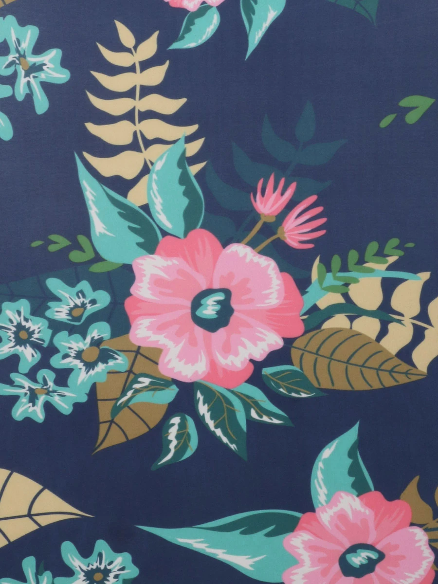 Housse De Valise Periea Dark Blue With Flowers XL 14 Housse De Valise Periea Dark Blue With Flowers XL – Image 12