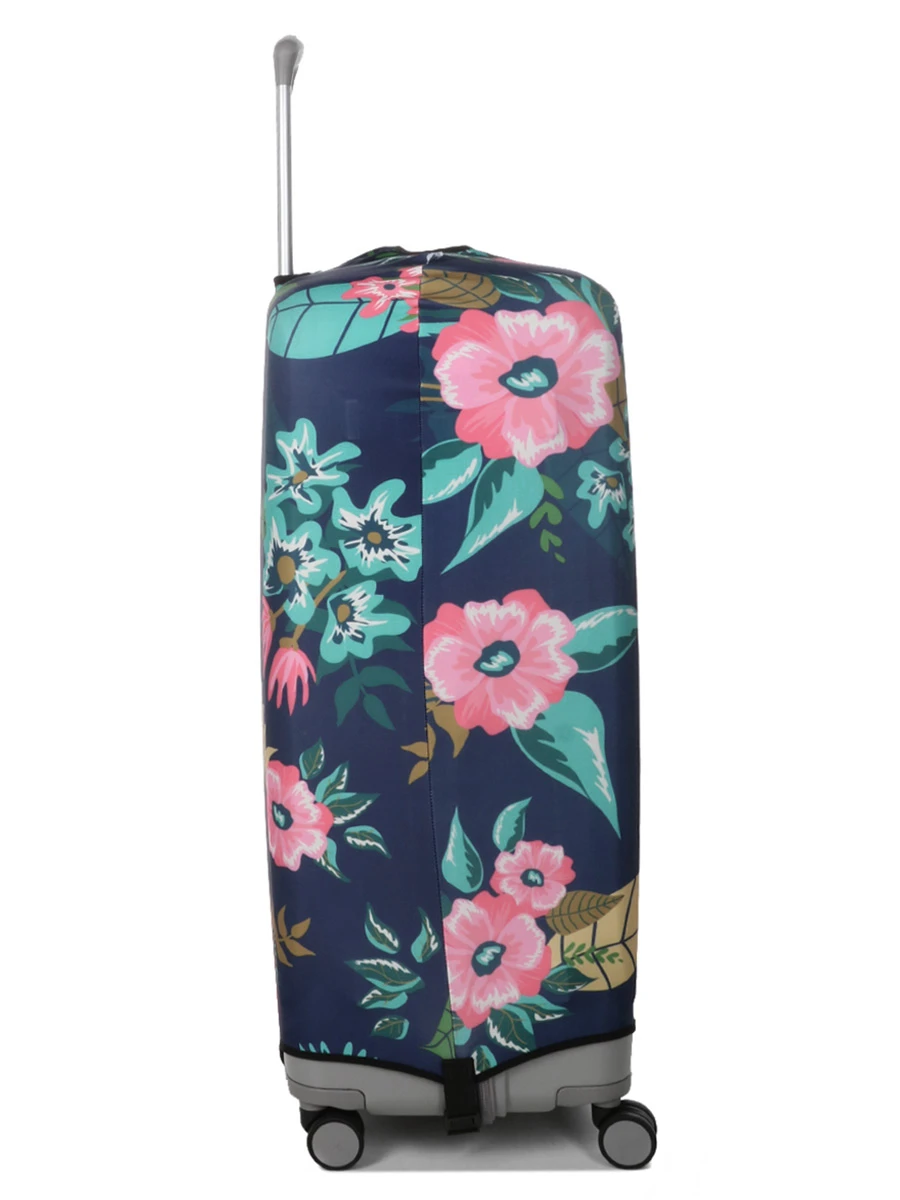 Housse De Valise Periea Dark Blue With Flowers XL 9 Housse De Valise Periea Dark Blue With Flowers XL – Image 7