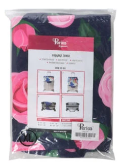 Housse De Valise Periea Purple With Pink Roses XL -Sac et Style Boutique housse valise periea 876177z
