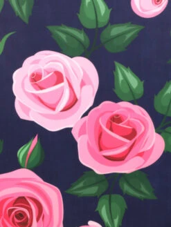 Housse De Valise Periea Purple With Pink Roses XL -Sac et Style Boutique housse valise periea 876181z