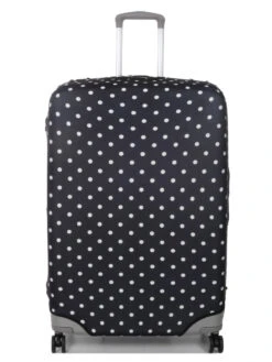 Housse De Valise Periea Black With White Dots XL -Sac et Style Boutique housse valise periea 876263z