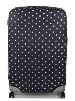 Housse De Valise Periea Black With White Dots XL -Sac et Style Boutique housse valise periea 876266z