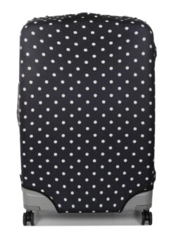 Housse De Valise Periea Black With White Dots XL -Sac et Style Boutique housse valise periea 876268z