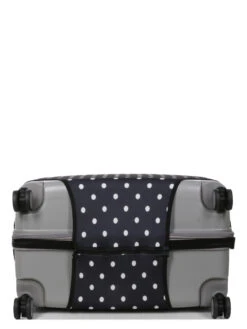 Housse De Valise Periea Black With White Dots XL -Sac et Style Boutique housse valise periea 876271z