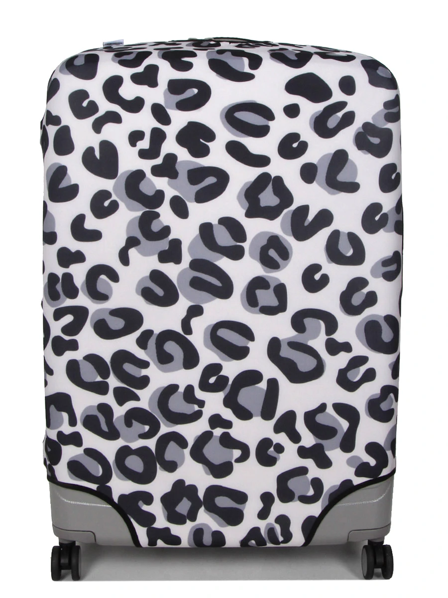 Housse De Valise Periea Silver Leopard L 5 Housse De Valise Periea Silver Leopard L – Image 3