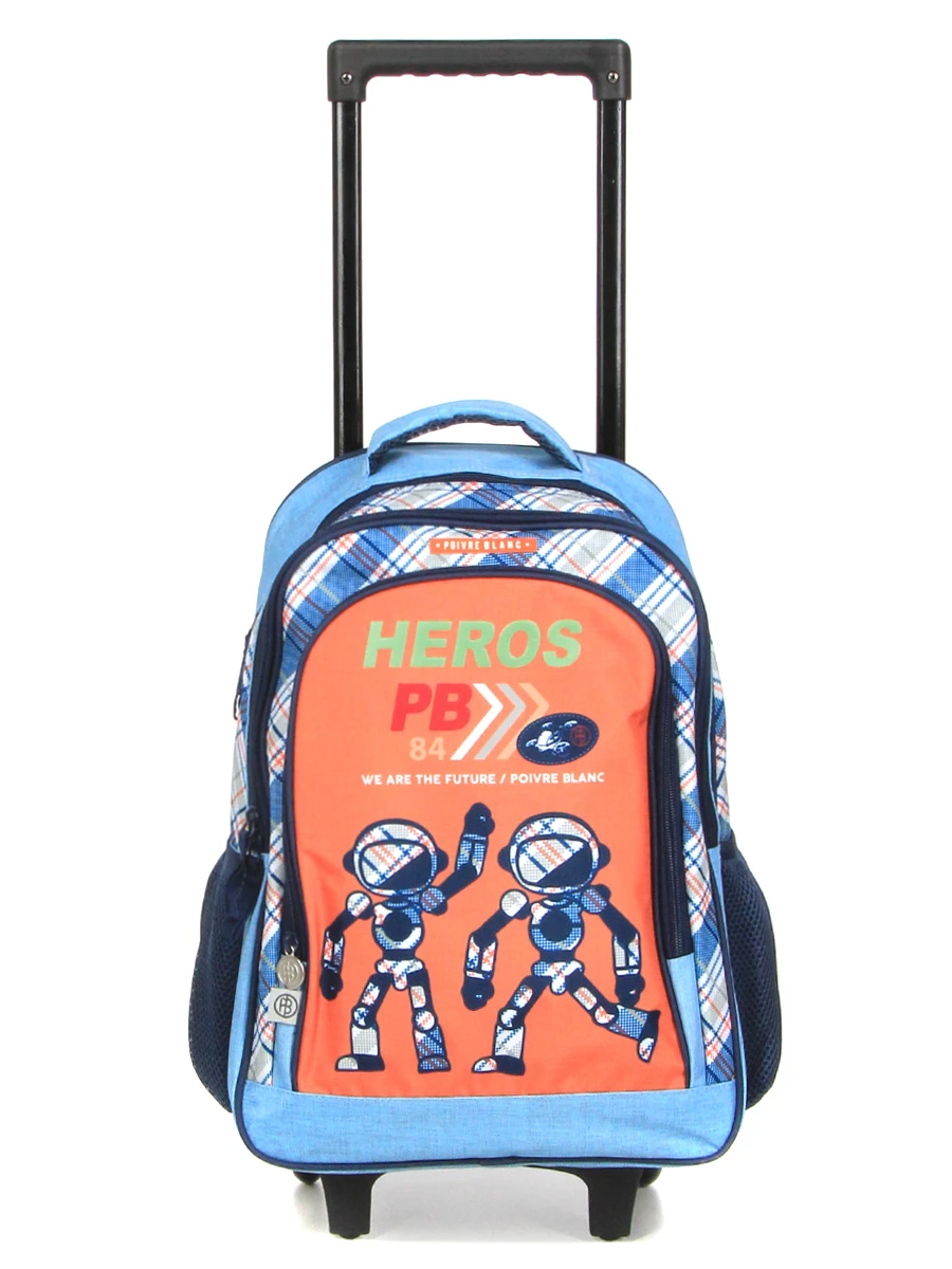 Sac à Dos à Roulettes Poivre Blanc Boy Robot 4 Sac à Dos à Roulettes Poivre Blanc Boy Robot – Image 2