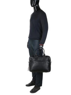 Sacoche Ordinateur Serge Blanco San Antonio 15.6 Pouces - 2 Compartiments -Sac et Style Boutique sac ordinateur serge blanco 876673z