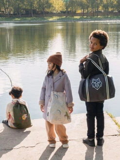 Sac Caramel & Cie. En Vadrouille Le Loup 40 Cm -Sac et Style Boutique sac voyage caramel cie 681409z