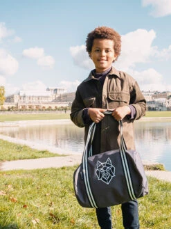 Sac Caramel & Cie. En Vadrouille Le Loup 40 Cm -Sac et Style Boutique sac voyage caramel cie 681411z