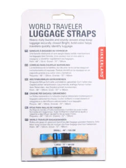 Set De 2 Sangles De Bagages Kikkerland World -Sac et Style Boutique sangle kikkerland 807118z