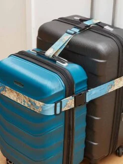 Set De 2 Sangles De Bagages Kikkerland World -Sac et Style Boutique sangle kikkerland 821463z