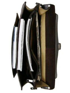 Serviette Burkely Vintage Scott 38 Cm - 2 Soufflets -Sac et Style Boutique serviette burkely 416288z