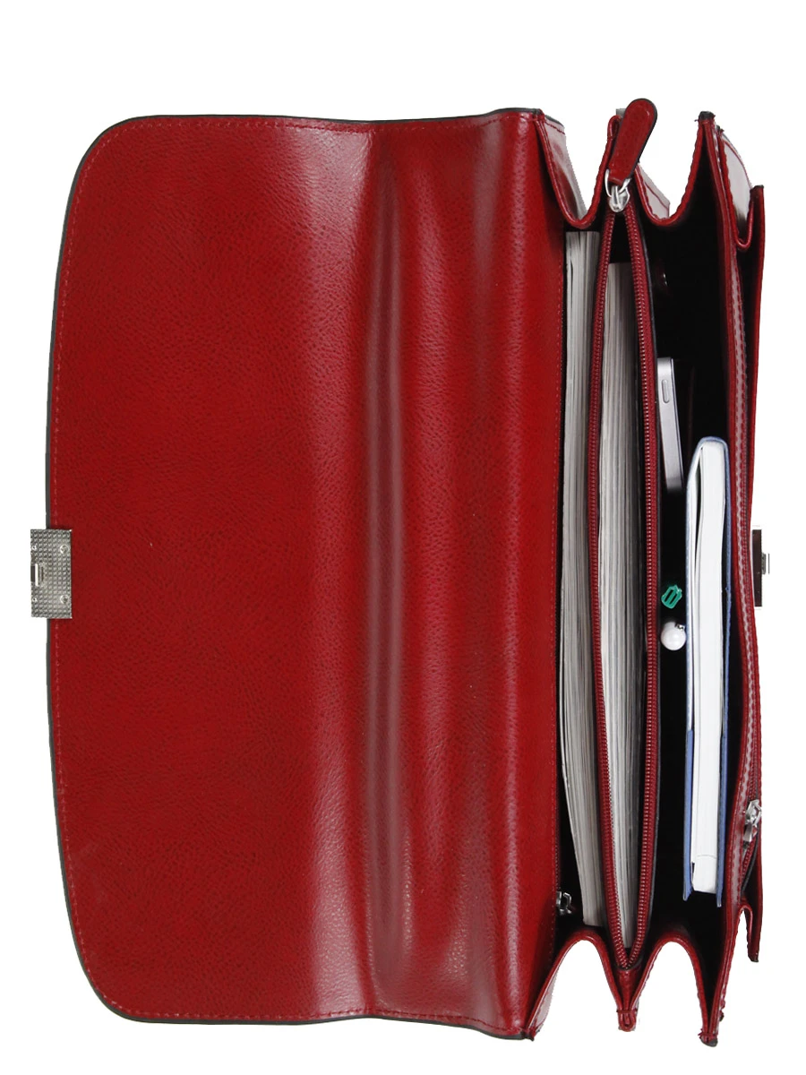 Serviette Gérard Henon Atout 38 Cm - 2 Compartiments 11 Serviette Gérard Henon Atout 38 Cm - 2 Compartiments – Image 9