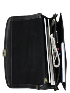 Serviette Gérard Hénon Executive 38 Cm - 2 Soufflets -Sac et Style Boutique serviette gerard henon 208246z