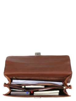 Serviette Gérard Hénon Arizona 38 Cm - 2 Soufflets -Sac et Style Boutique serviette gerard henon 713970z