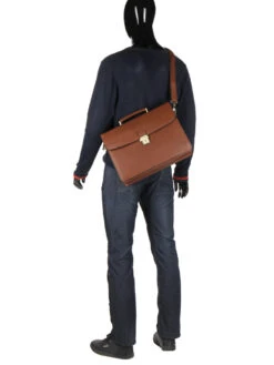 Serviette Gérard Hénon Arizona 38 Cm - 2 Soufflets -Sac et Style Boutique serviette gerard henon 713980z