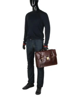 Serviette Katana Classic 40.5 Cm - 2 Soufflets -Sac et Style Boutique serviette katana 717367z