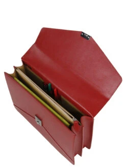 Serviette Laurige Globe Trotter 37 Cm - 2 Soufflets -Sac et Style Boutique serviette laurige 122066z