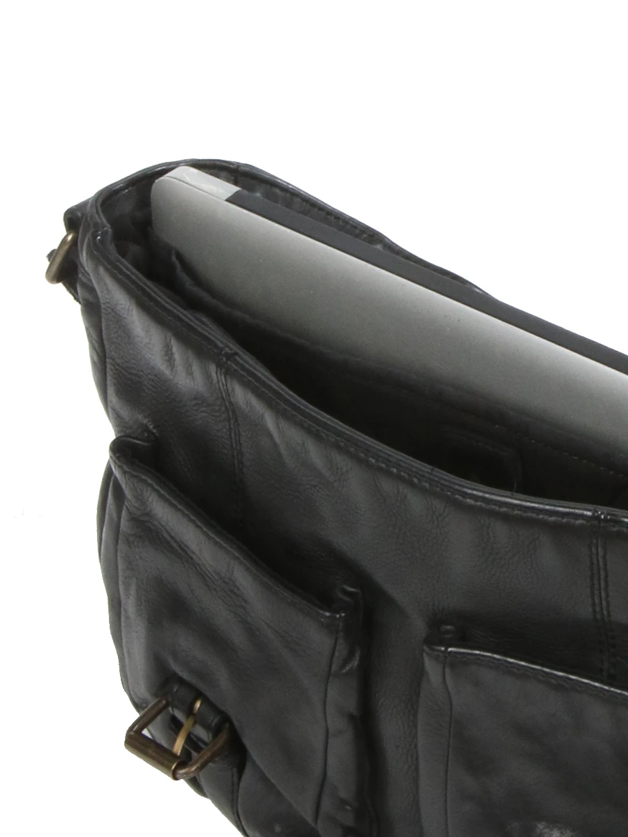 Cartable Ordinateur LM Maroquinerie Wash Le Boston M 13 Pouces 11 Cartable Ordinateur LM Maroquinerie Wash Le Boston M 13 Pouces – Image 9