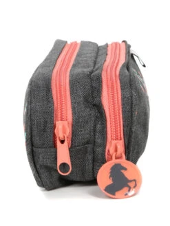 Trousse Cheval - 2 Compartiments 16 Trousse Cheval - 2 Compartiments -Sac et Style Boutique trousse scolaire dessins animes 861868z