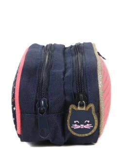Trousse Chaton - 2 Compartiments -Sac et Style Boutique trousse scolaire dessins animes 865227z