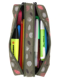 Trousse Pol Fox Dino Ride - 2 Compartiments -Sac et Style Boutique trousse scolaire pol fox 839720z